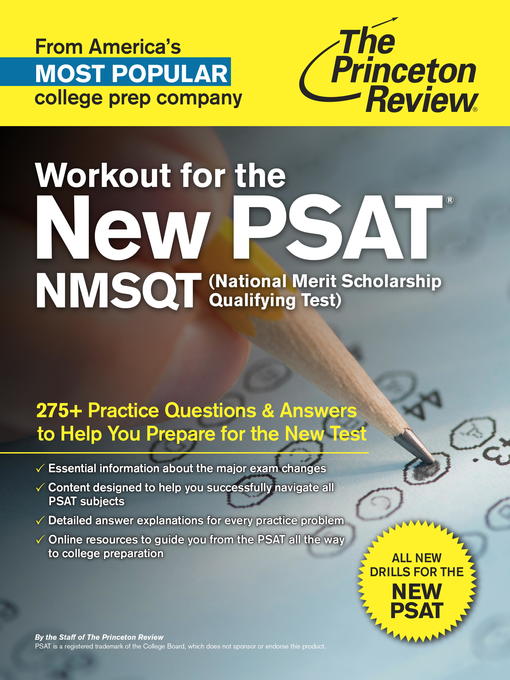 Title details for Workout for the New PSAT/NMSQT by The Princeton Review - Available